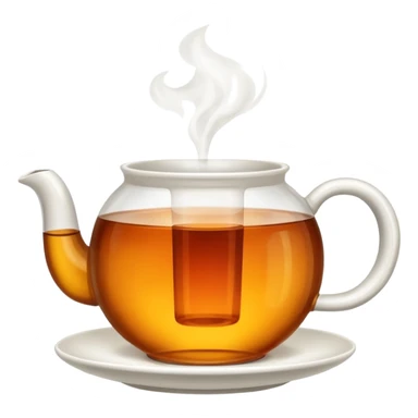 hot tea in a cup no face sticker