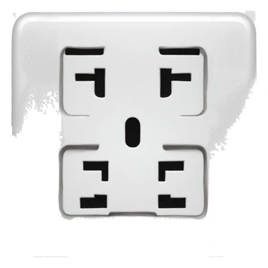 Power socket sticker