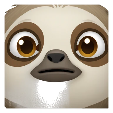 sloth face palming sticker