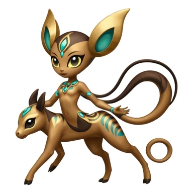 Ancient Godly Divine Tribal Exotic Colorful Tropical Meloetta-Venom-Heliolisk-Helioptile-fusion, full body, tribal markings  sticker