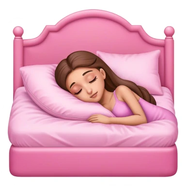 Ariana Grande sleeping pink  sticker