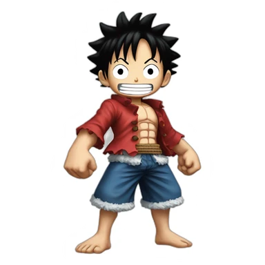 luffy gear second look like in the episode 272 sticker