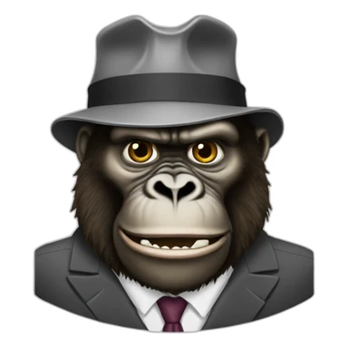 King Kong as a business consultant sticker