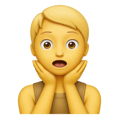 yellow emoji hands choking its neck  sticker