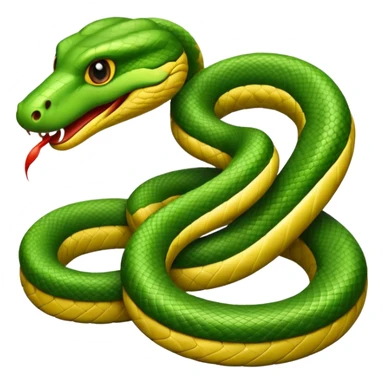 Snake with mustache  sticker
