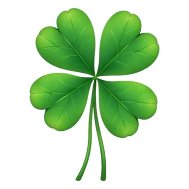 Trebol de 5 hojas emoji sticker