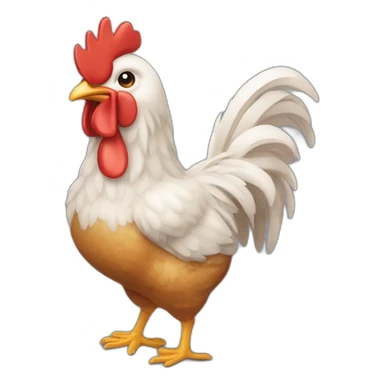 poulet qui fait du yoyo sticker