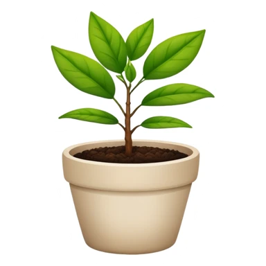 potted plant sticker