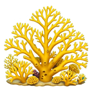 yellow Corals sticker