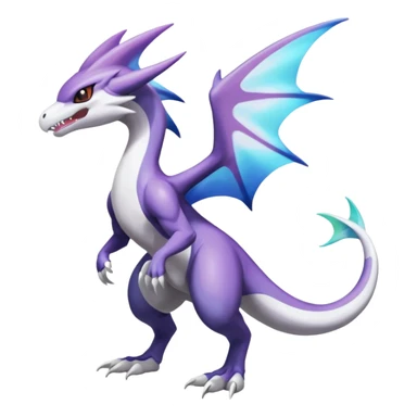 Shiny Noivern-Latios-Marowak-Lugia-Fakémon-hybrid-creature (full body)  sticker