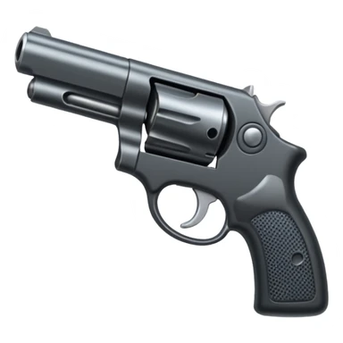 Realistic gun facing me sticker