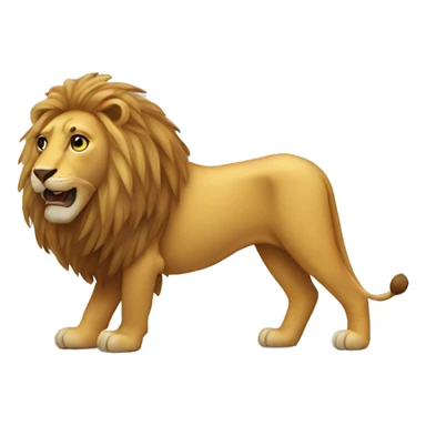 AI with Lion sticker