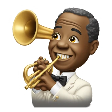 Louis armstrong sticker