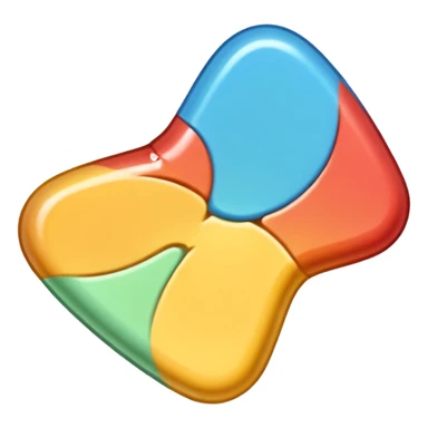 make the taffy with a irregular shape sticker