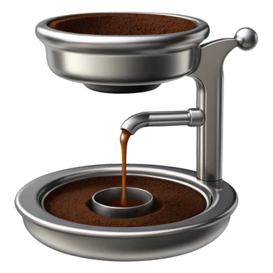 Coffee portafilter sticker