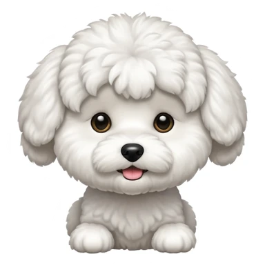 Bichon dog sticker
