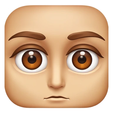 Eyes looking away sticker