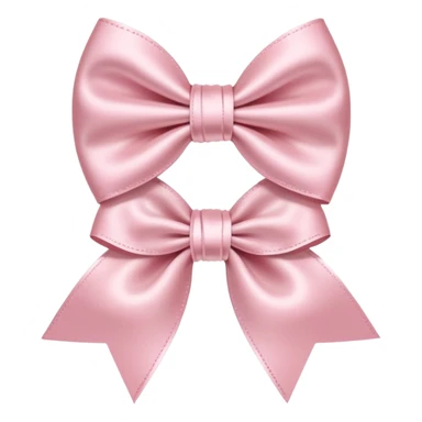 Light pink bows sticker