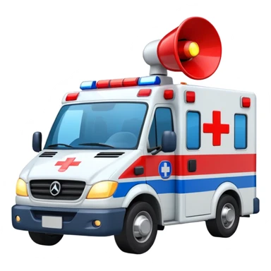 ambulance Siren light sticker