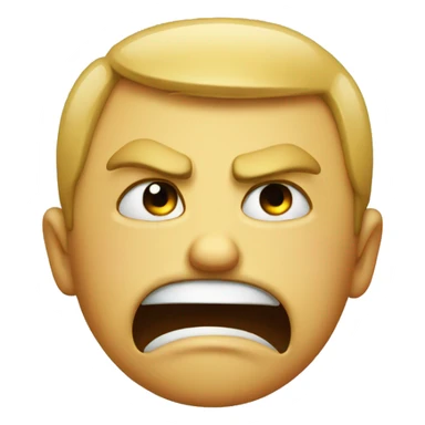 angry emoji with laughtears  sticker