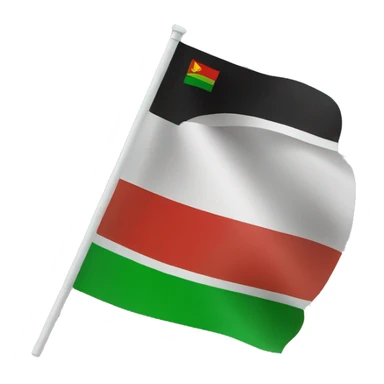 Pan African flag sticker