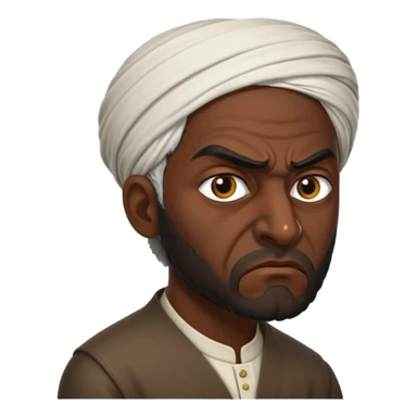 angry Iranian, in profile sticker