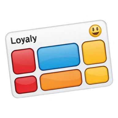 fake costumer loyalty sticker