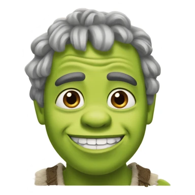 Shreck with painted toe nails sticker