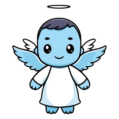 Stitch and angel  sticker