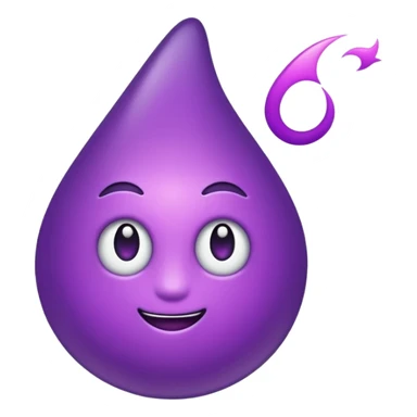 Um raio cor de roxo. sticker