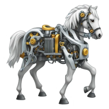 Mechanical Engineering horse sticker