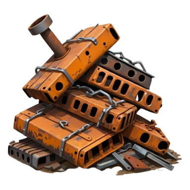 débrouille post apocalyptique ferraille  sticker