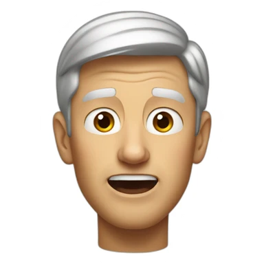 Tim cook surprised face sticker