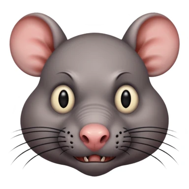 tattooed-scary-looking-rat-with-heavy-face-tattoes sticker