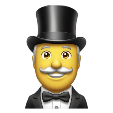 Monopoly man sticker