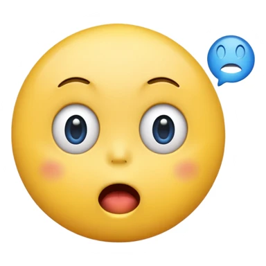 an 'inner emoji' concept: a surprised emoji with a mini sad emoji inside its open mouth sticker