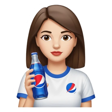 Addison Rae drinking Diet Pepsi  sticker