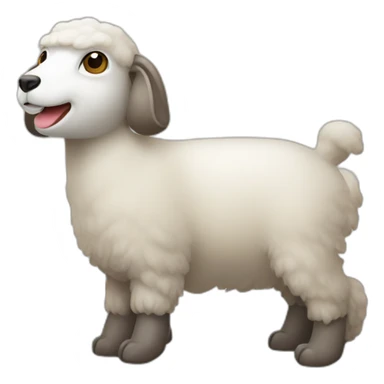 Mouton sur loutre sticker