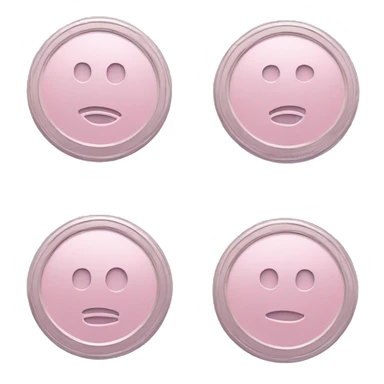 pinkish light blue Coin that is a currency without a face sticker