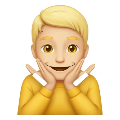 shushing emoji face sticker