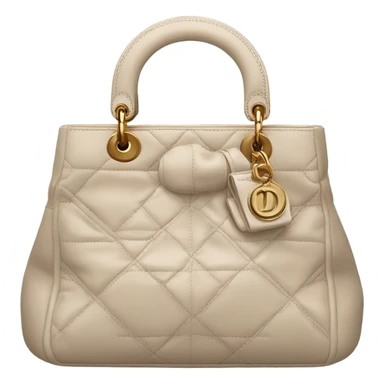 dior bag bejge sticker