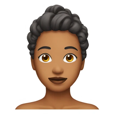 Emoji skincare sticker