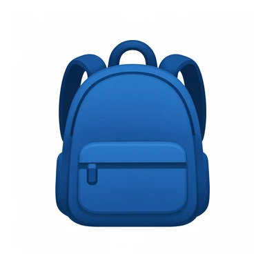 blue backpack emoji sticker