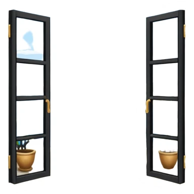 window apartment with sea view greece sticker