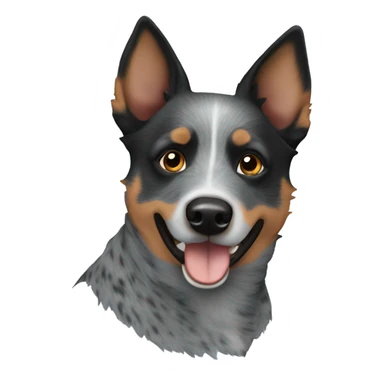 Blue heeler dog sticker