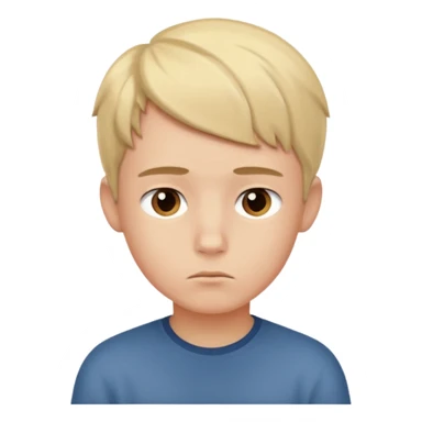 boy thinking sticker