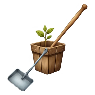 seed planter hand Dibber sticker