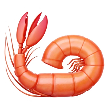 cooked shrimp sticker