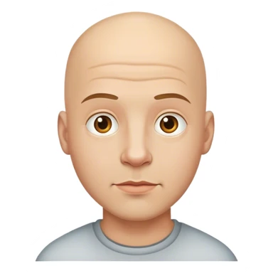 Hombre calvo  sticker