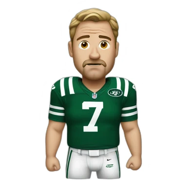 Bewildered jets fan sticker